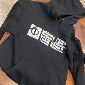 Black Crossfit linchpin hoodie